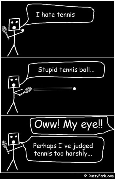 Playing Tennis